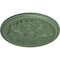 Ekena Millwork Swindon Ceiling Medallion (Fits Canopies up to 2 7/8"), 16 7/8"OD x 1 1/2"P, Athenian Green CM16SWAGF - alternate 2